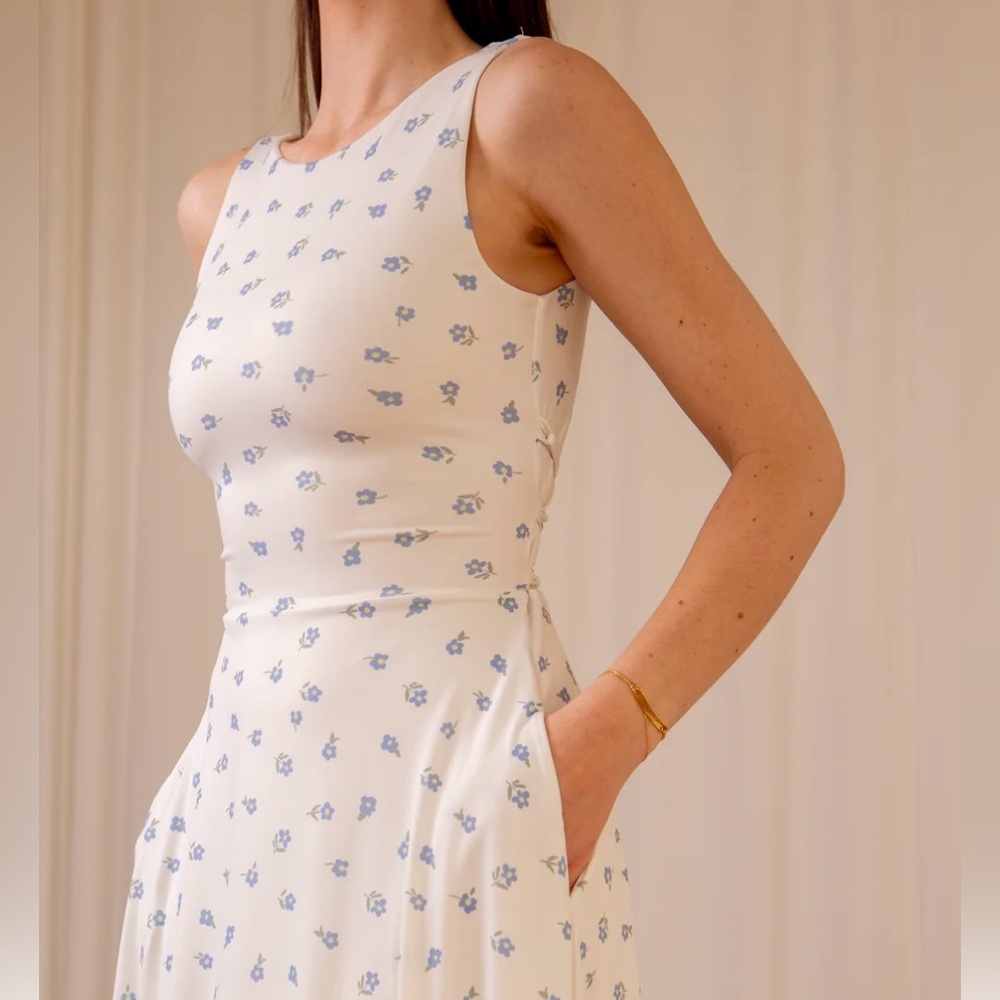 AYM Juni white reversible dress NWOT